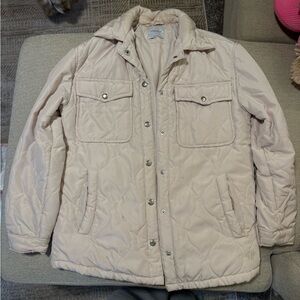 Angel Kiss Beige Quilted Jacket
